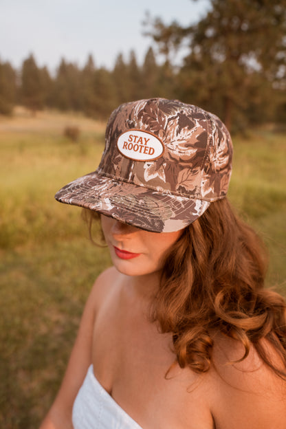 Stay Rooted Camo Hat