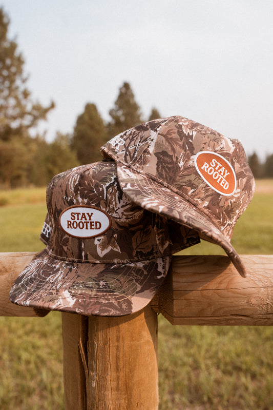 Stay Rooted Camo Hat