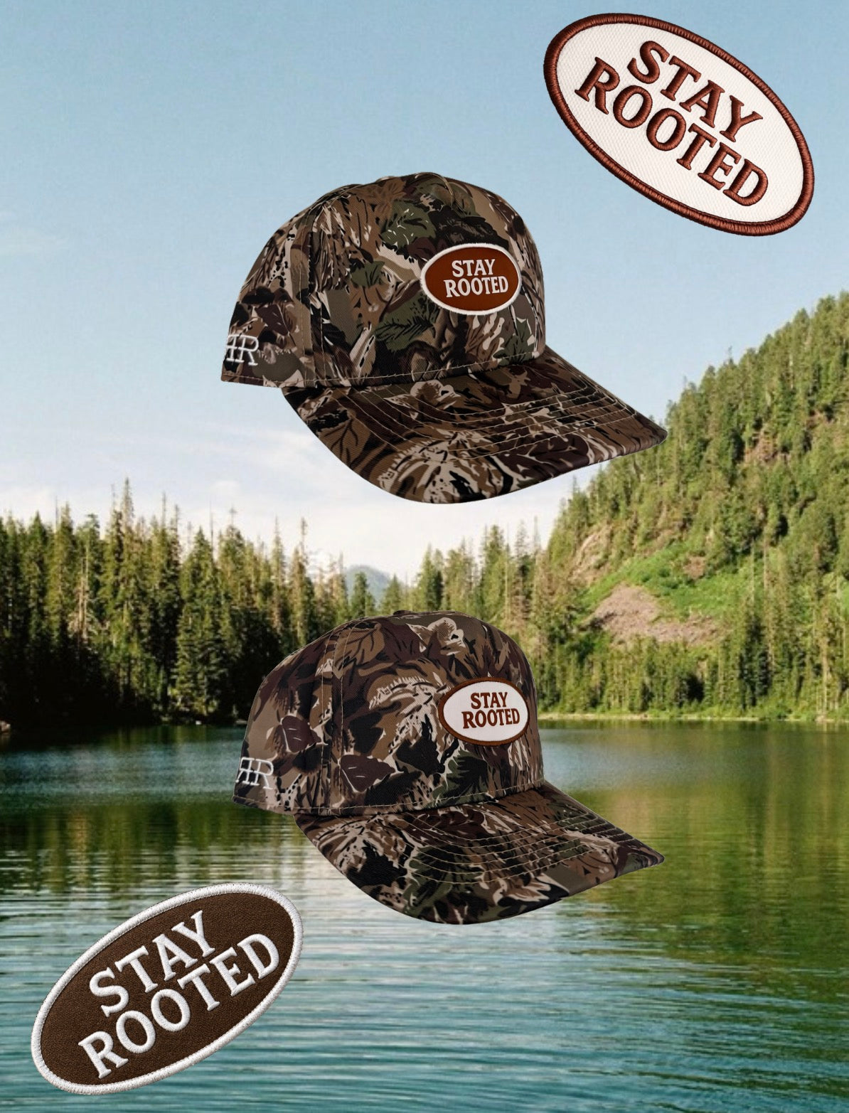 Stay Rooted Camo Hat